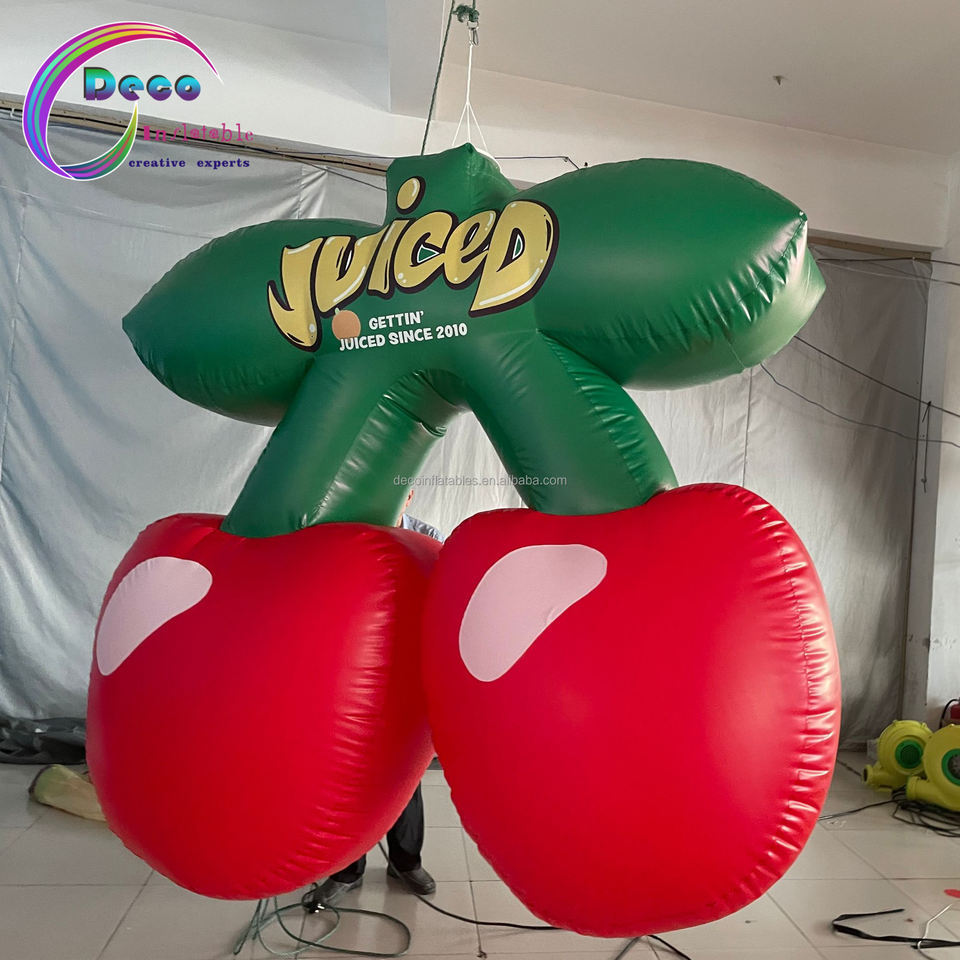 Event Decoration Shopping Mall Advertising Decoration Giant Inflatable Cherry