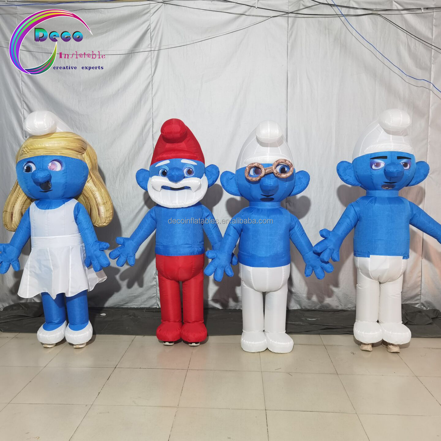 Customized Inflatable cartoon Movie Characters blue fairy outdoor Inflatable Cartoon Blue fairy Costume