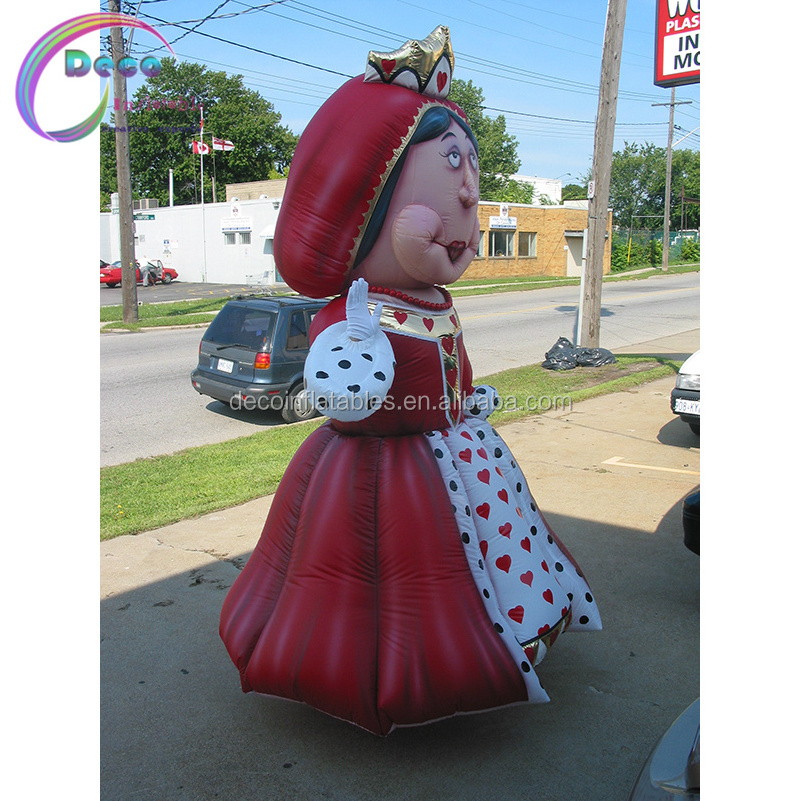 Inflatable princess walking costume