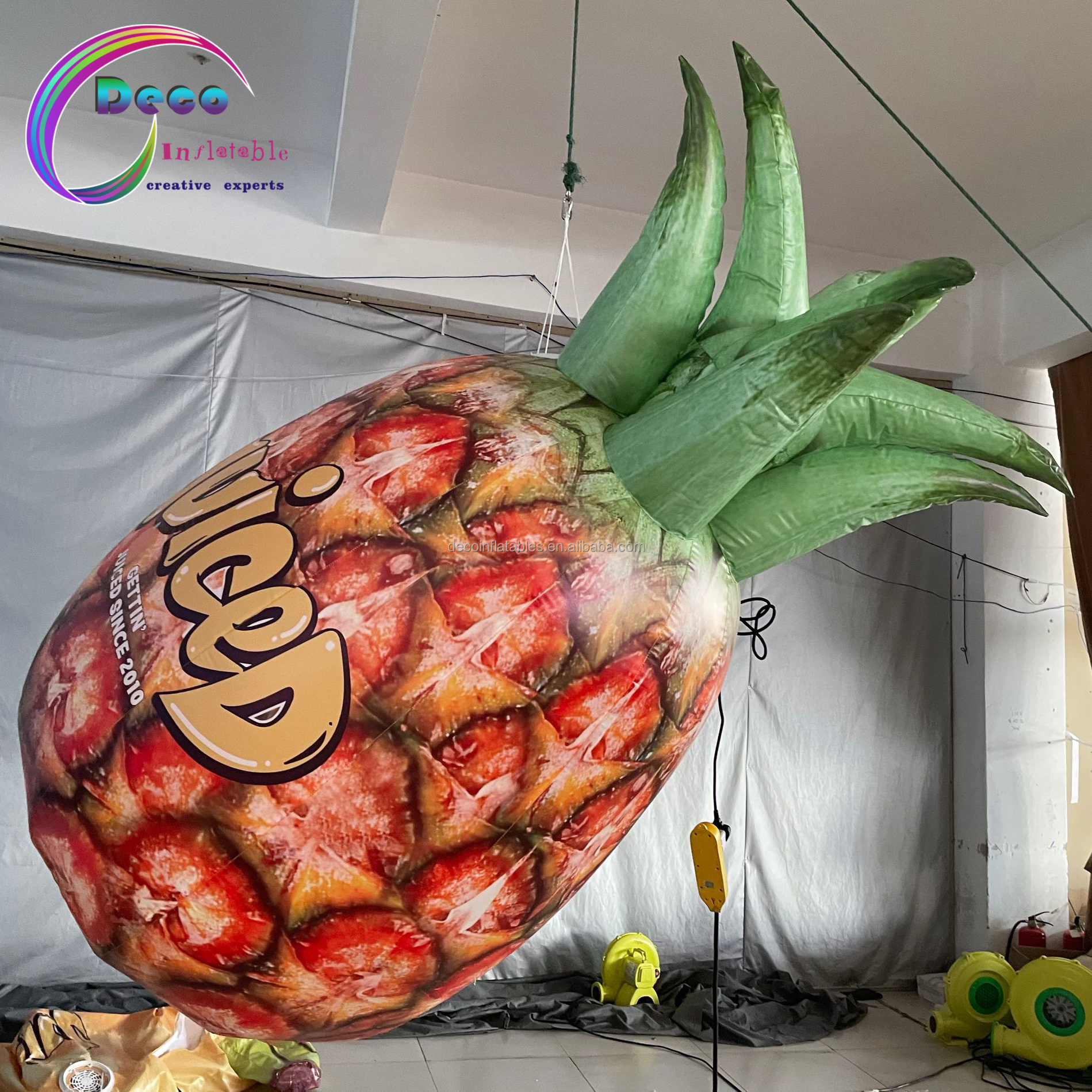 Customized Inflatable Fruit Balloon,Giant Inflatable pineapple For Advertising