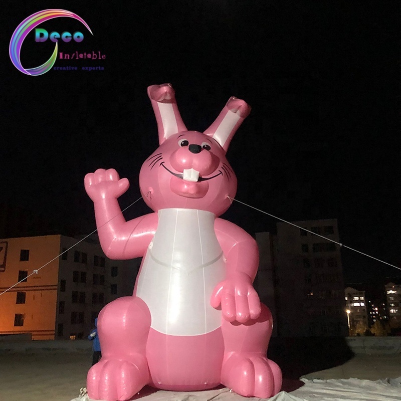 Outdoor Giant Advertising Inflatable Rabbit Model