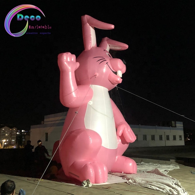 Outdoor Giant Advertising Inflatable Rabbit Model