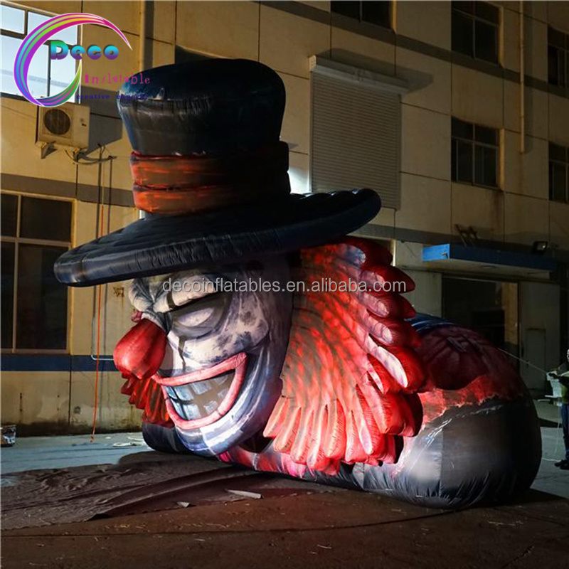 halloween inflatables horror cartoon laughing head circus giant inflatable scary clown