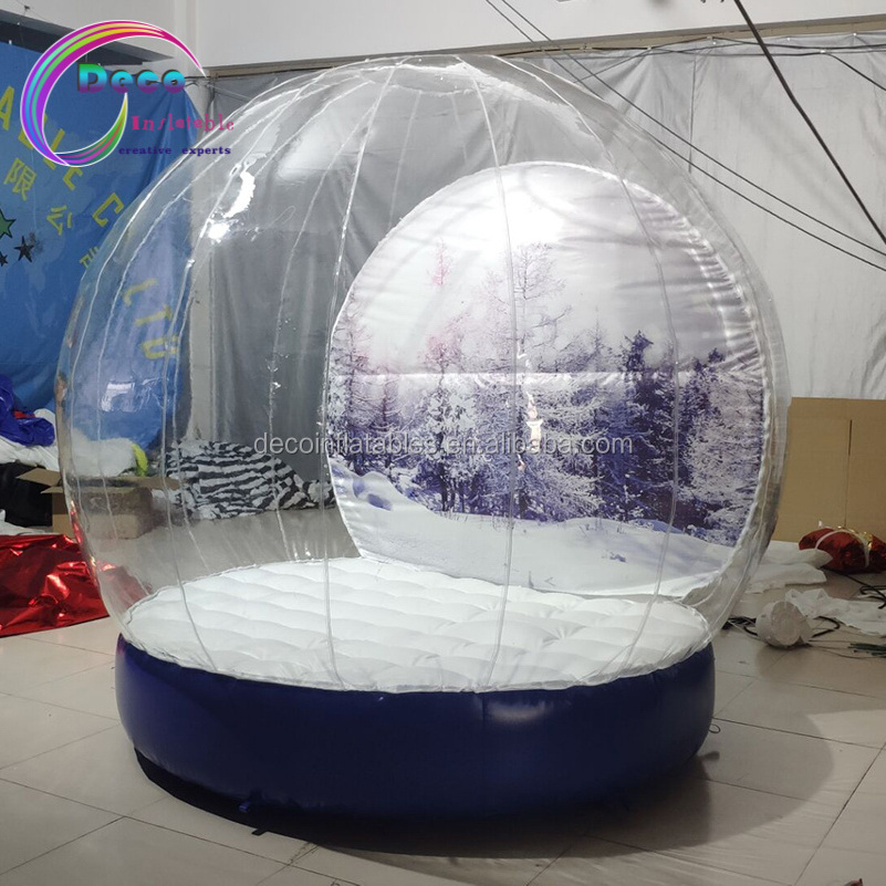 inflatable snow globe/giant customs snowball for christmas