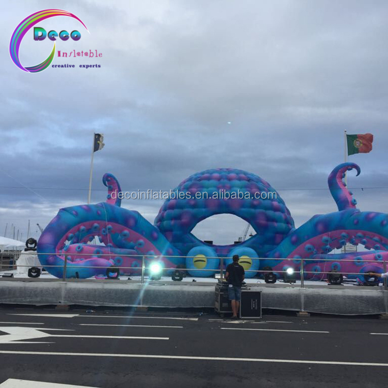 Inflatable Tentacle Artificial Octopus Tentacles DJ booth tent