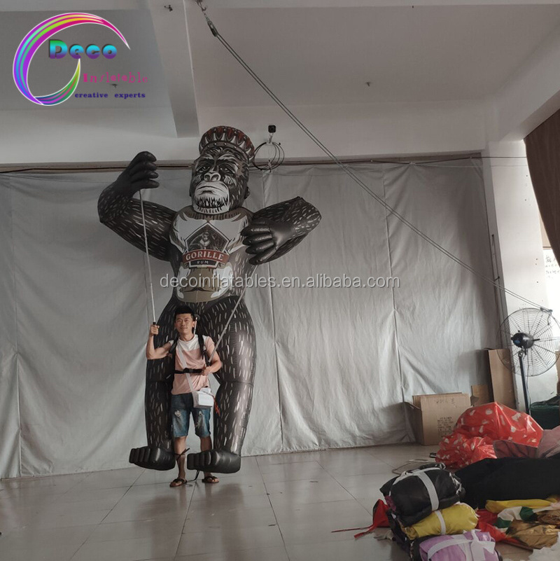 vivid design performance inflatable Gorilla King Kong puppet costume