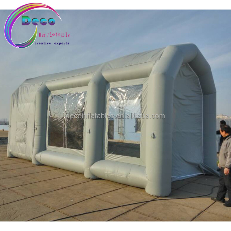 Customized portable inflatable car cover repair workshop wash shelter inflatable car garage tent