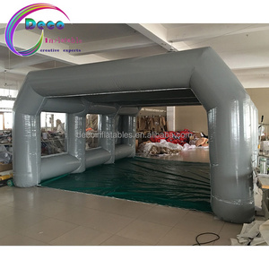 Customized portable inflatable car cover repair workshop wash shelter inflatable car garage tent