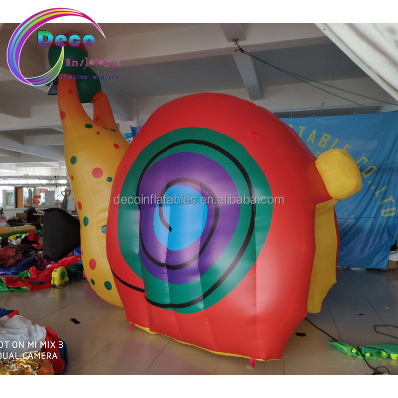 Custom Activity Decoration Parade Cartoon Inflatable Walking Snail