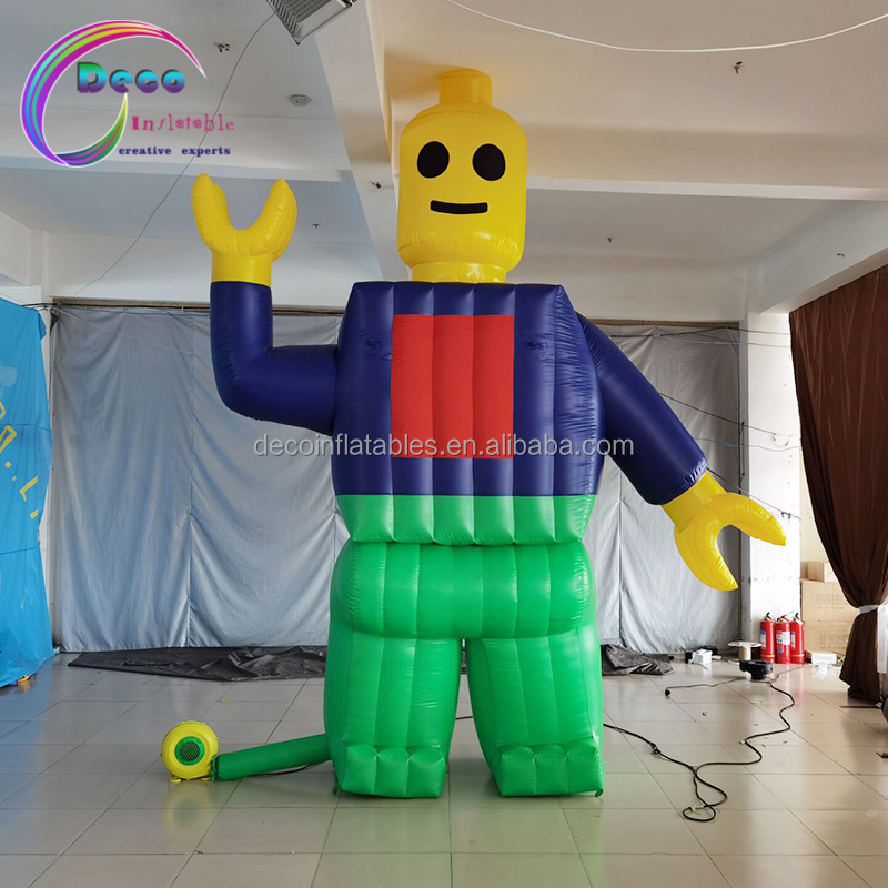 advertising inflatable lego man decoration cartoon model