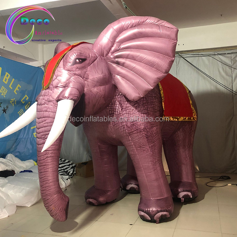 Inflatable Mascot Animal Elephant Balloon Event Decor Advertising Giant Inflatable Cartoon Elephant