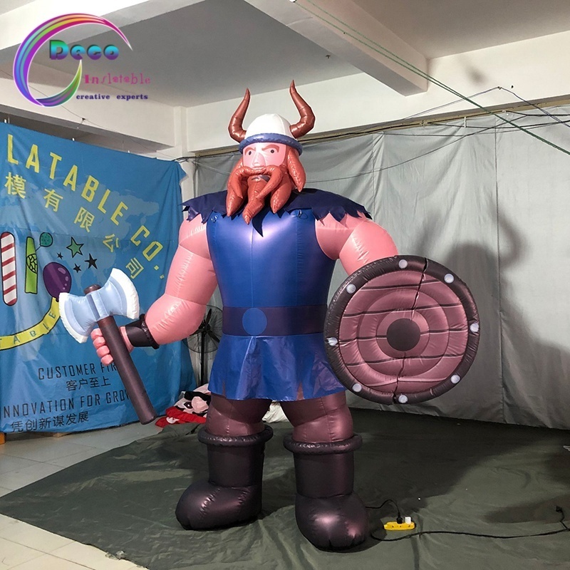 custom 3D figure parade huge inflatable viking