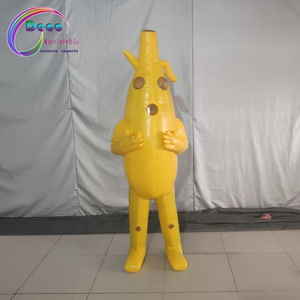 Funny Pary Holiday Walking Mascot Costume Inflatable Fruits Costume Inflatable Banana Costume