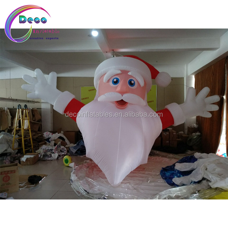 inflatable outdoor christmas decorations giant inflatable Santa Claus