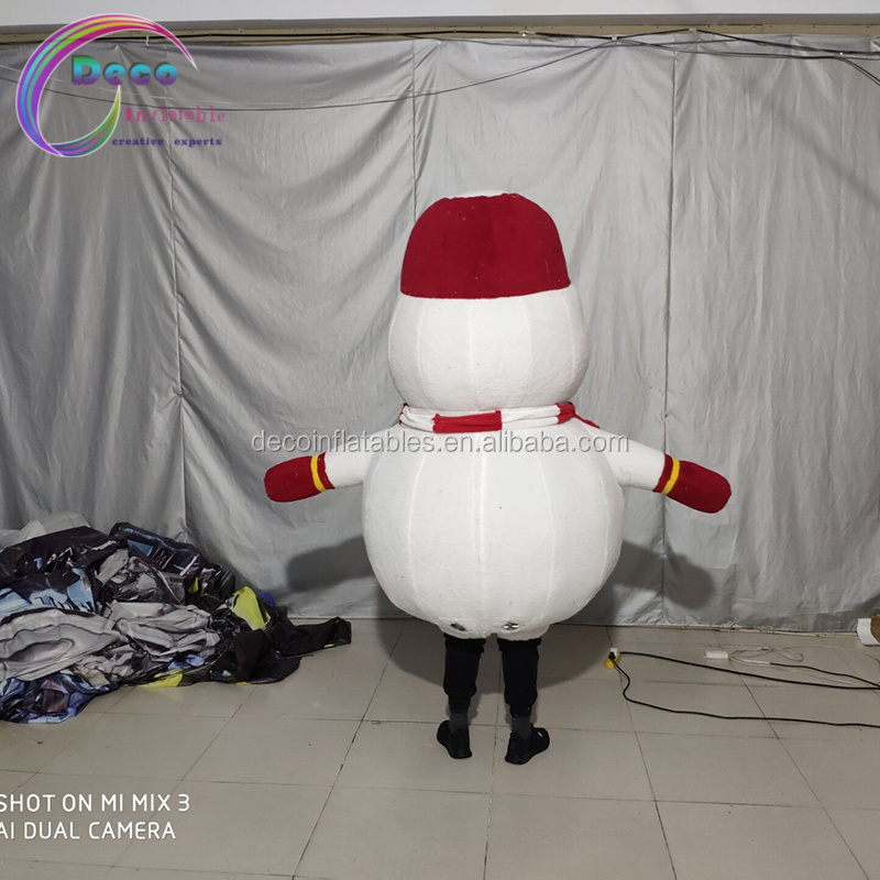 Inflatable Christmas New Year Decoration Olaf Mascot Costume Inflatable Snowman Costume