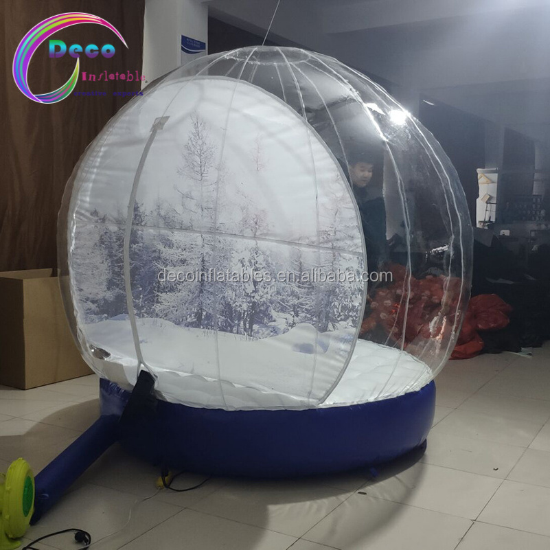 inflatable snow globe/giant customs snowball for christmas