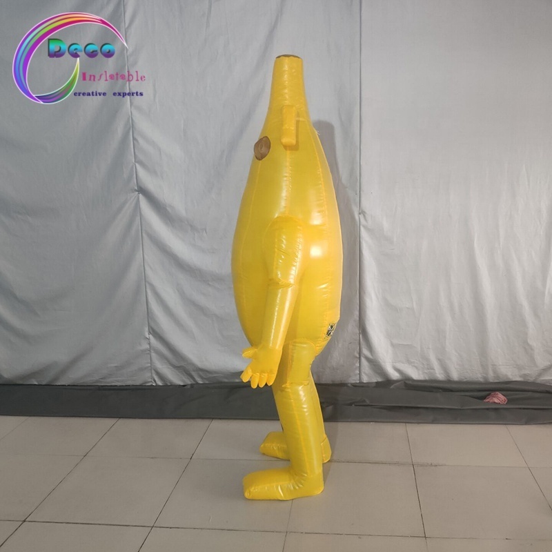 Funny Pary Holiday Walking Mascot Costume Inflatable Fruits Costume Inflatable Banana Costume