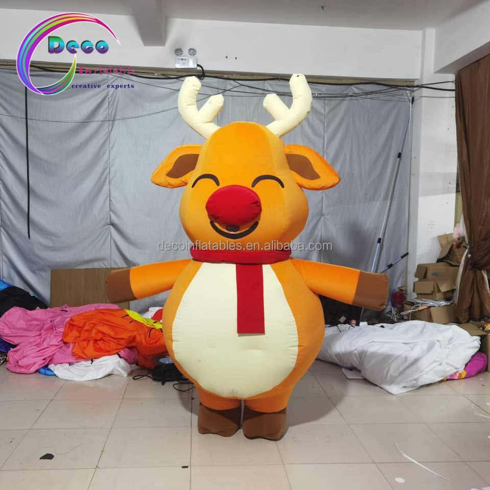 Christmas Inflatable Animal Costume Inflatable Plush Costume Inflatable Elk Costume