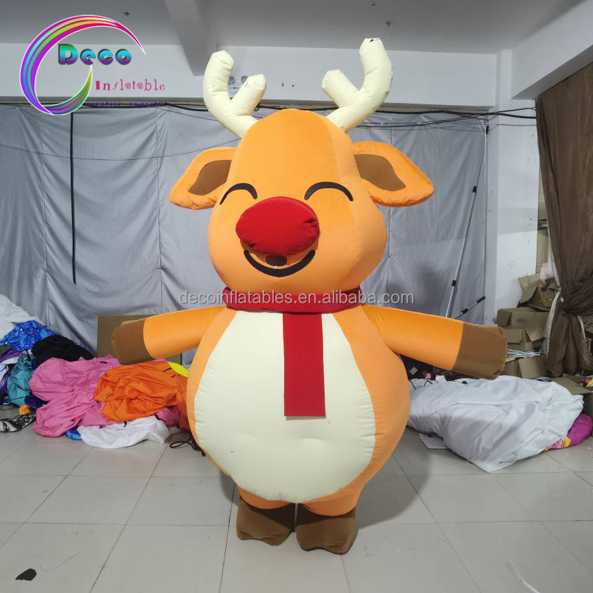 Christmas Inflatable Animal Costume Inflatable Plush Costume Inflatable Elk Costume