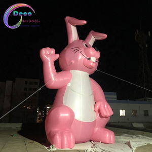 Outdoor Giant Advertising Inflatable Rabbit Model