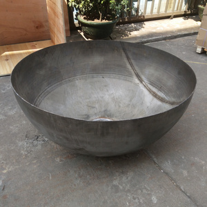 6mm thickness 1000mm large iron semi-sphere for fire pit