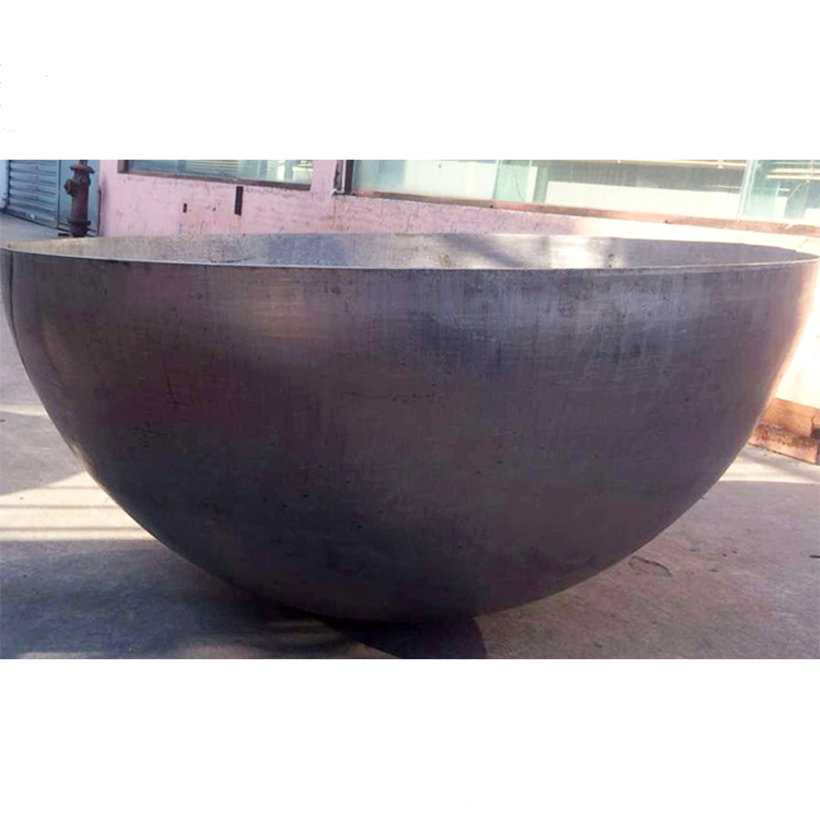 Large cast iron metal fire pit outdoor 1600mm carbon half ball patio