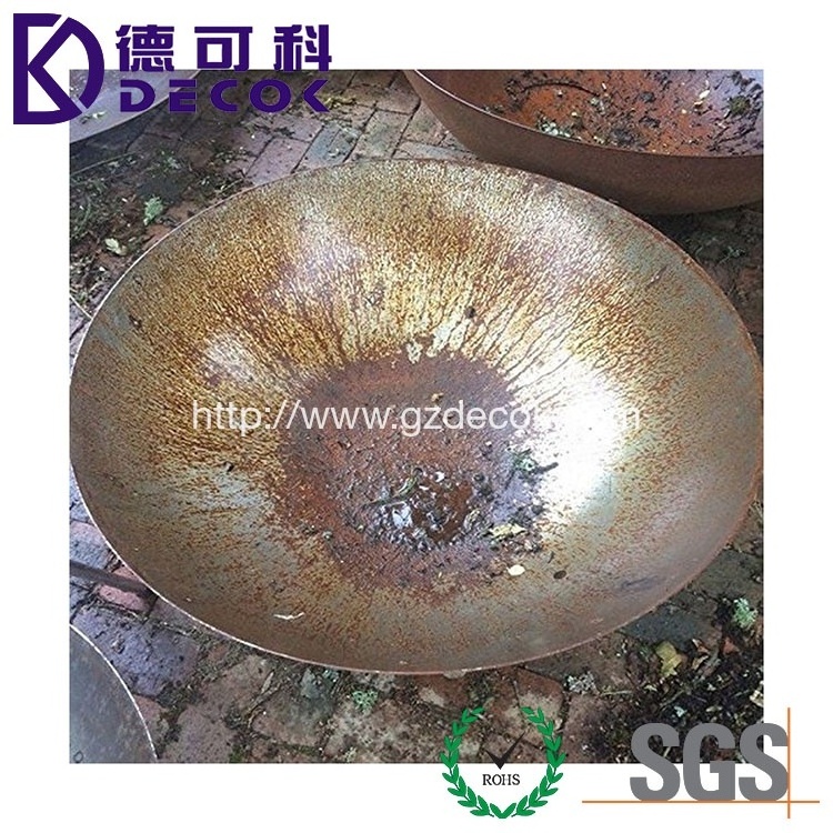 6mm thickness 1000mm large iron semi-sphere for fire pit