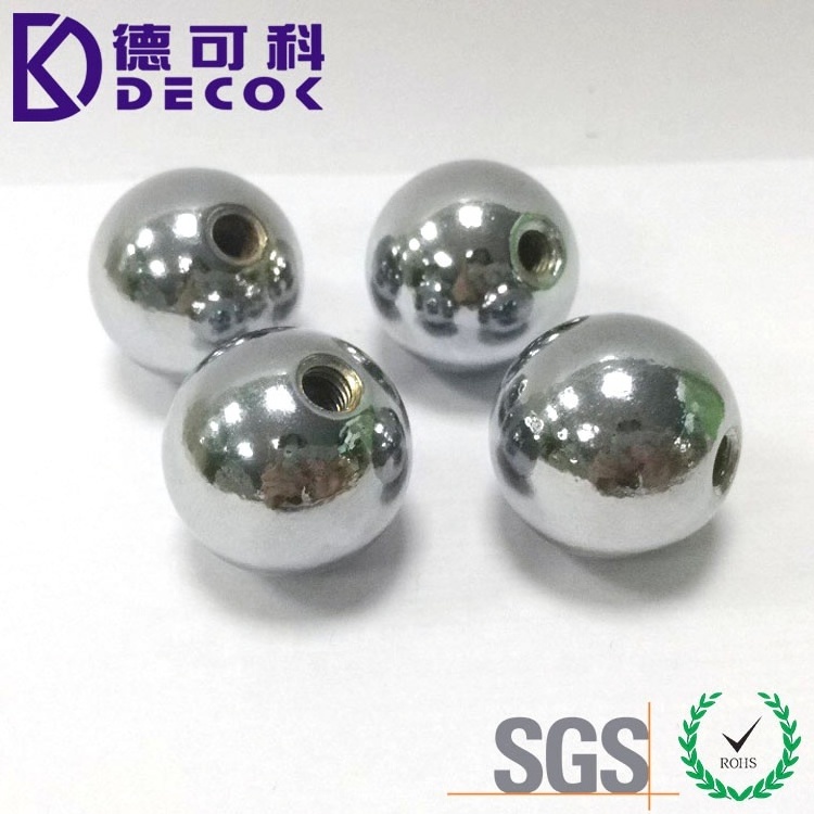 High precision SS 304 solid steel balls 20mm threaded stainless steel ball with m2 m3 m4 m5 m6 m8 m10 m12 hole customized depth