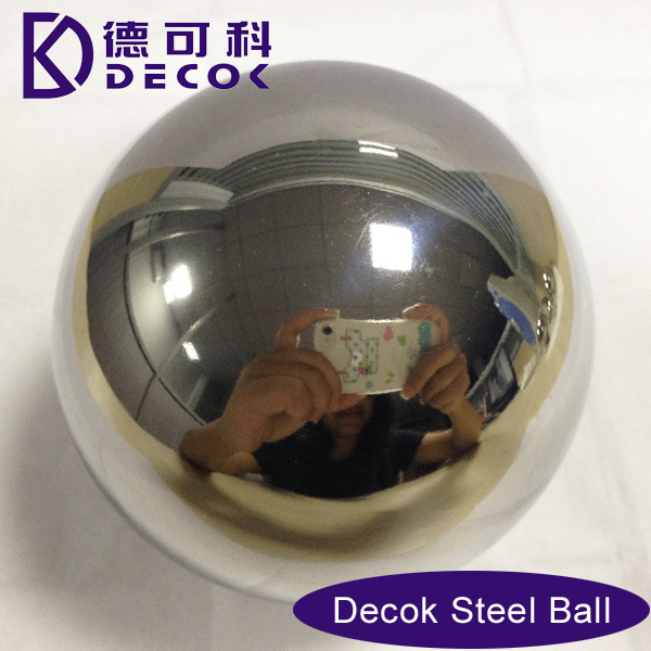 customized decorative high polished hollow metal sphere 50cm