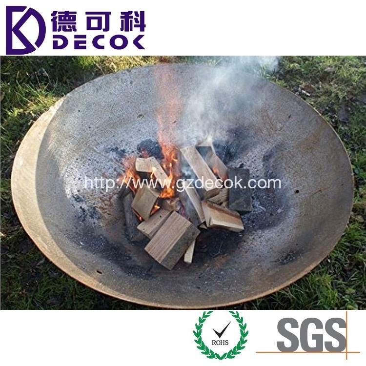 6mm thickness 1000mm large iron semi-sphere for fire pit