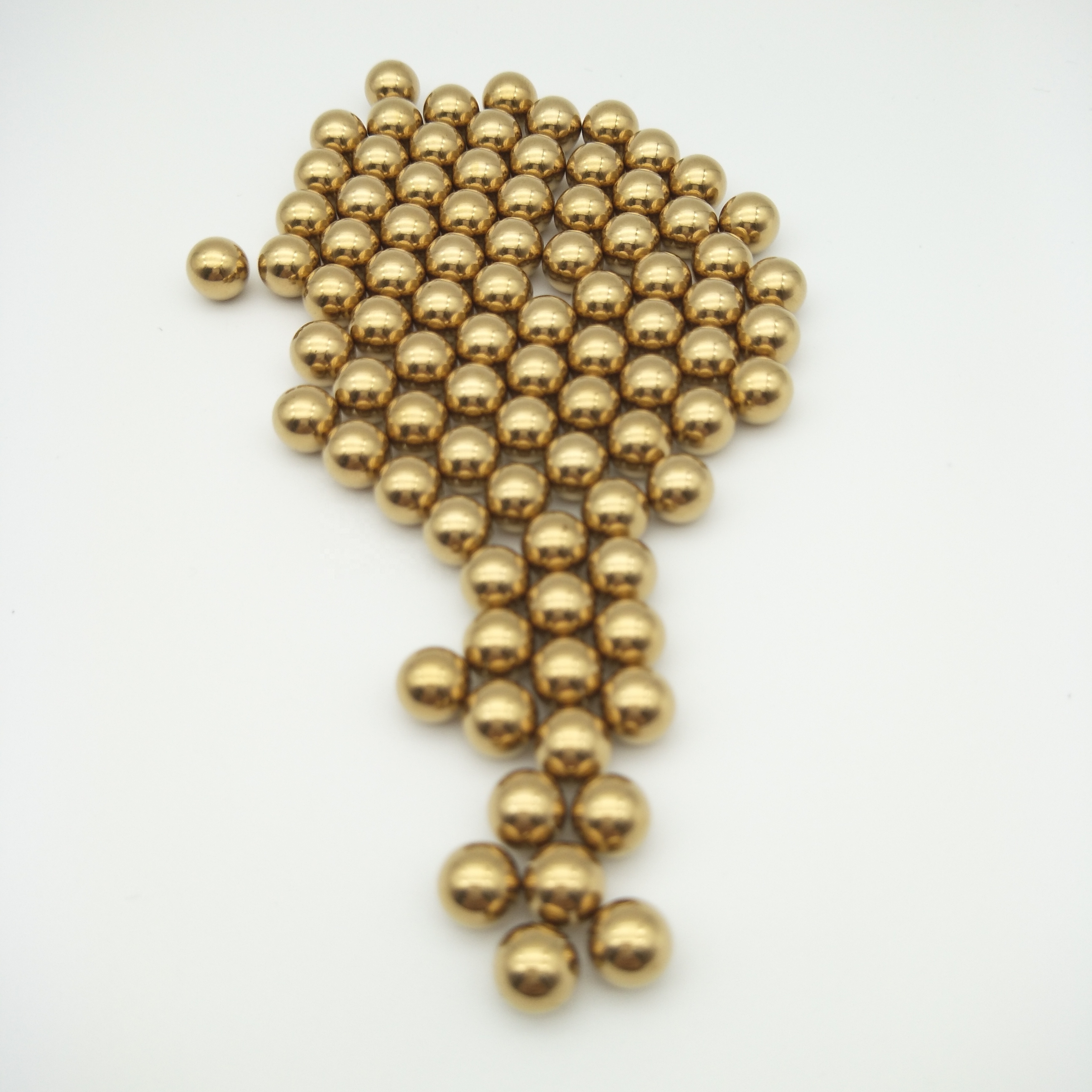 6.35mm brass balls manufacturer 0.5mm to 30mm supplied ,high quality solid brass ball sphere 1/4 inch for sale