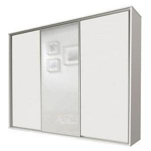 Wardrobe cabinet amoires White Closet with sliding doors