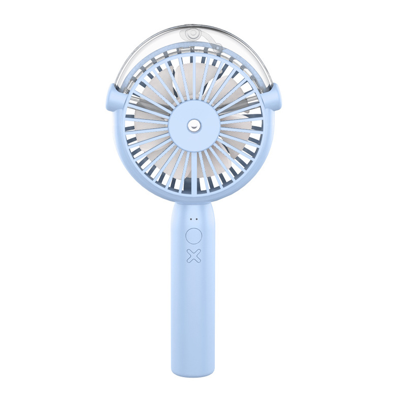 2020 hot selling mini portable handheld rechargeable water spray cooling misting fan