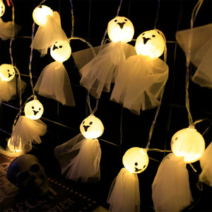 The Hottest Selling Halloween Ghost Led String Lights Battery Power Festival Party Decoration Chain Lights