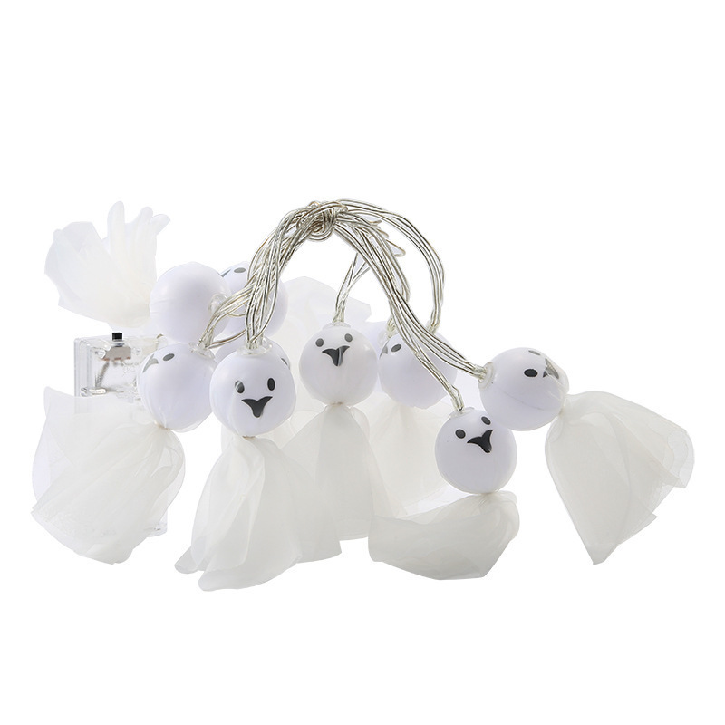 The Hottest Selling Halloween Ghost Led String Lights Battery Power Festival Party Decoration Chain Lights