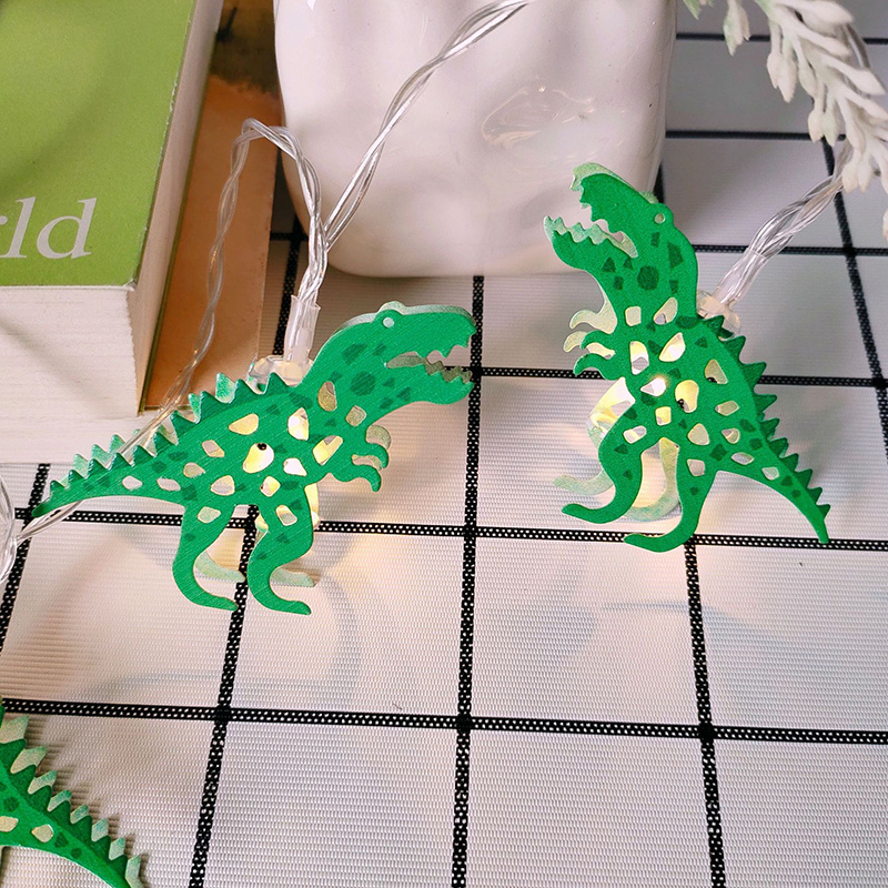 2AA Christmas indoor decoration dinosaur shaped Led String Light