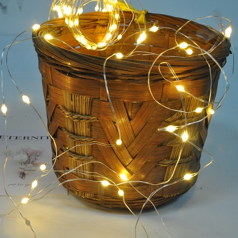 Christmas 3AA Waterproof battery powered 11 Functions with dual color Remote copper wire string light