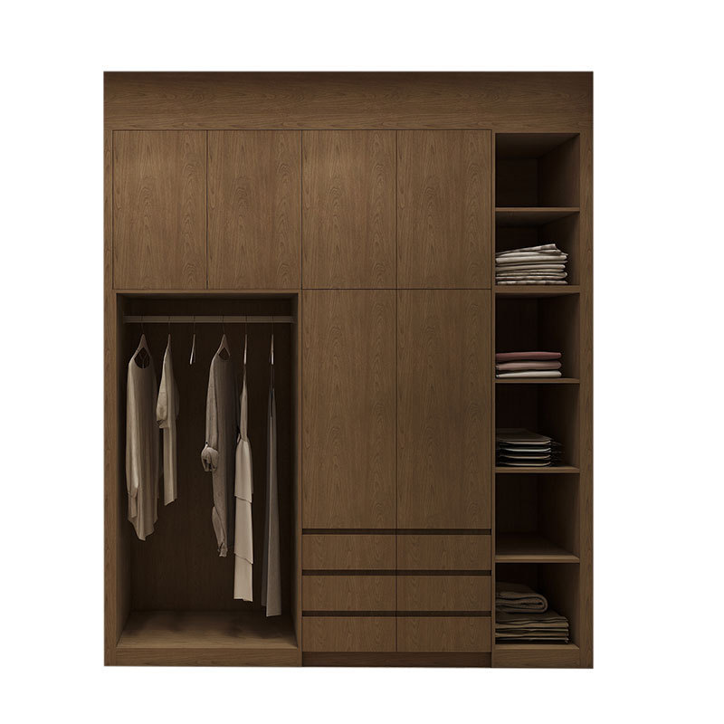 Space Saving small armoire cabinet closet storage unit wardrobe  for hanging clothes with doors