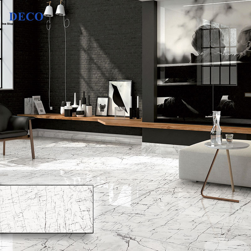 60X120MM Floor Tiles White Marble Backsplash Kitchen Bathroom LivingRoom Tiles Walls and Floors