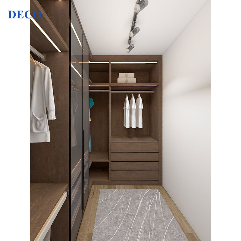 2022 Italian Closet project Luxury style Class Door Wardrobe Closet Storage Corner Wardrobe Walk in Closet