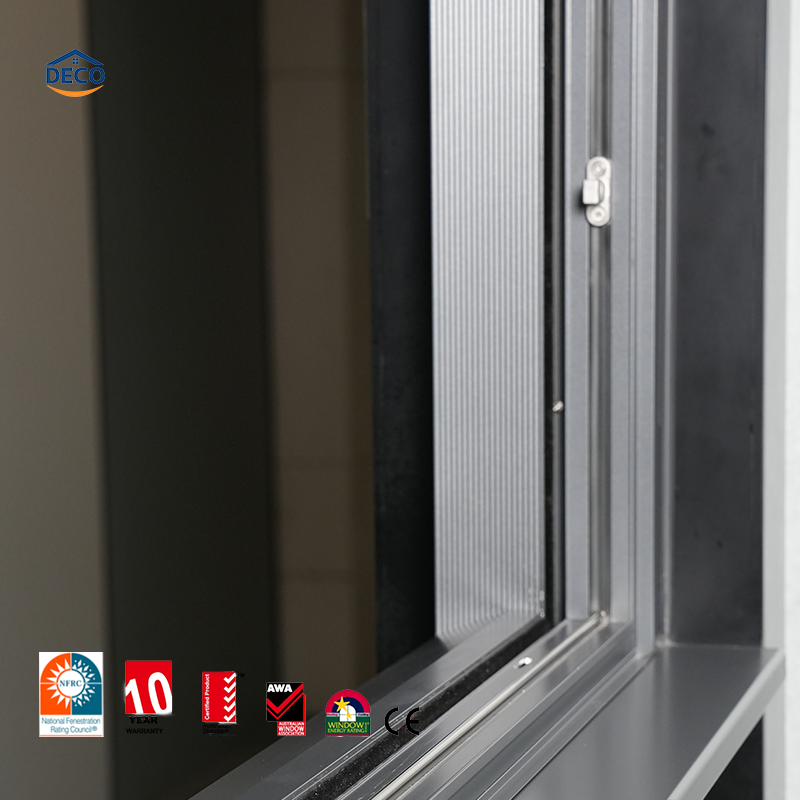 Luxurious Window Designs Soundproofing Horizontal Side Windows USA standards thermal Break aluminium profile window door