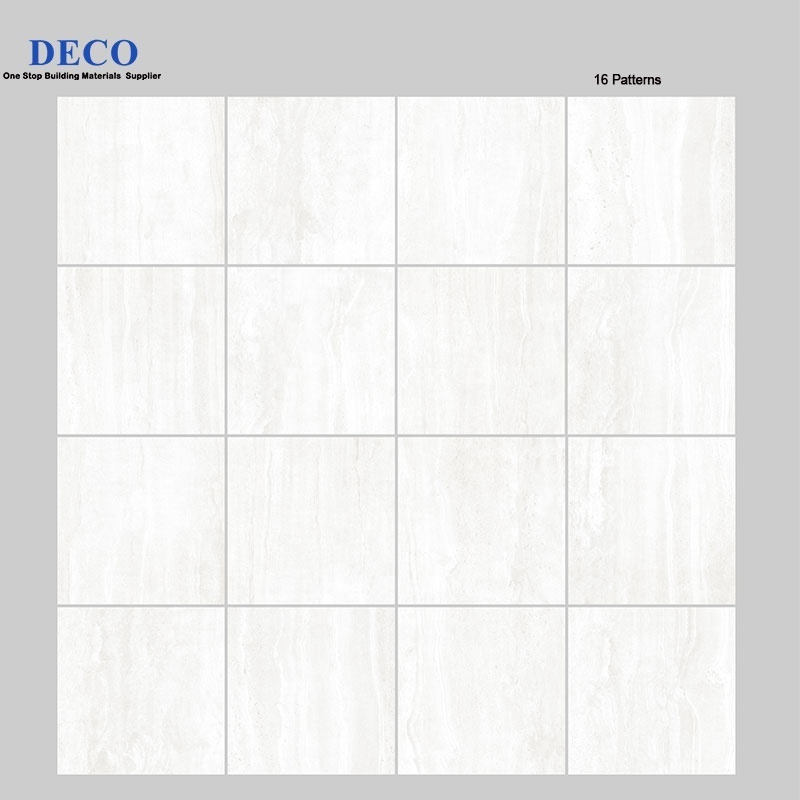 Or Indoor Glazed Porcelaintile Floor External Interior Wall Tile High Quality Outdoor White Carrara Stone Color Tile Vintage