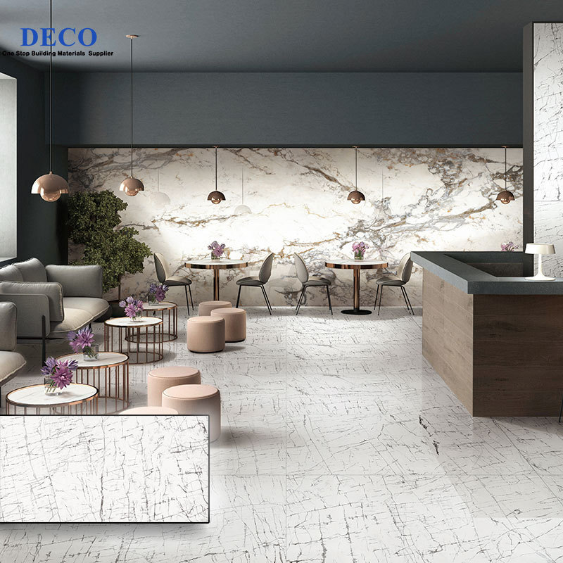 60X120MM Floor Tiles White Marble Backsplash Kitchen Bathroom LivingRoom Tiles Walls and Floors