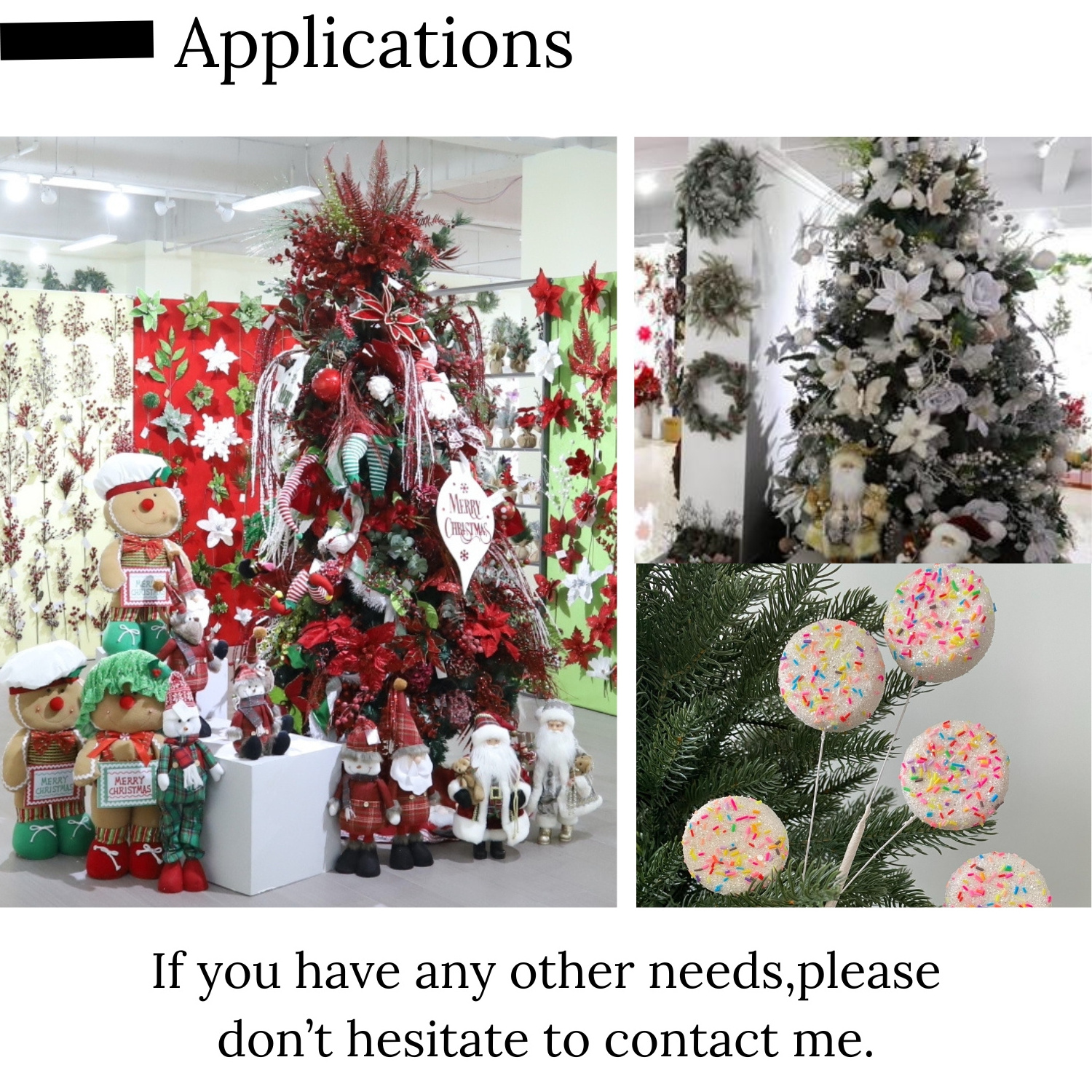 Wholesale Other Christmas Decoration  Pinecone Red Berry Artificial Picks Christmas Tree Filler Picks