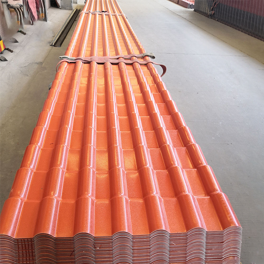 Eco-Friendly Plastic Pvc Roofing Sheet Corrugated Heat Insulated ASA Synthetic Resin Roof Tile Suppliers Roofing Shingles