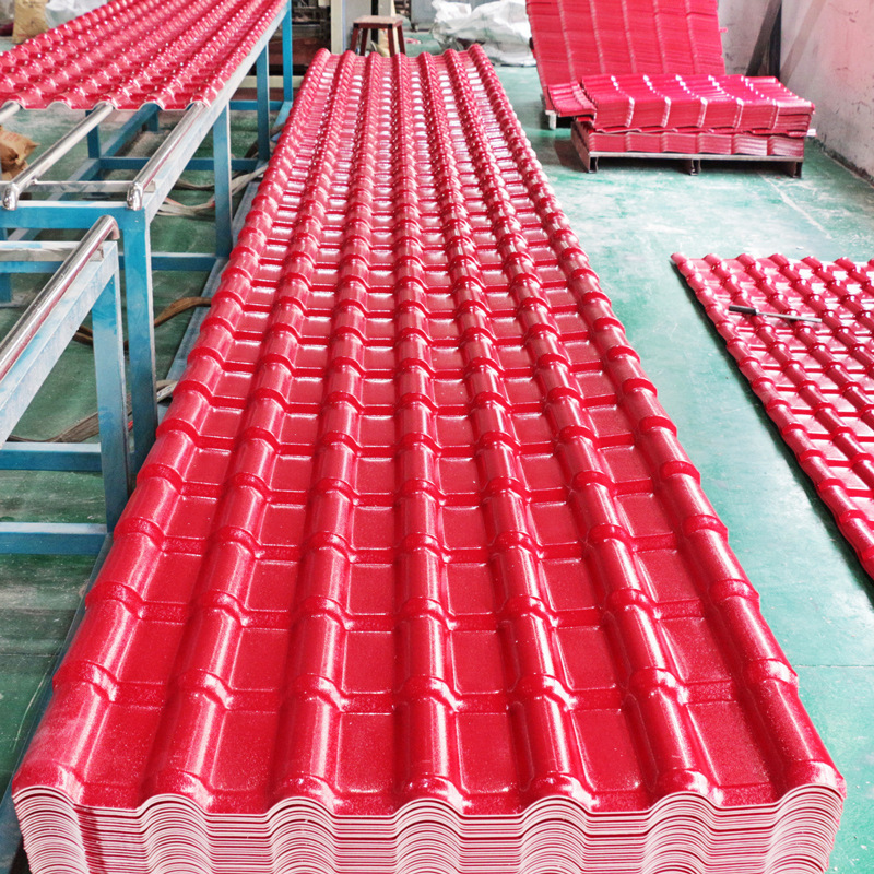 Heat Resisted Tejas PVC roofing Sheet Tejas Para Techo Plastic PVC Roof Tile For Construction