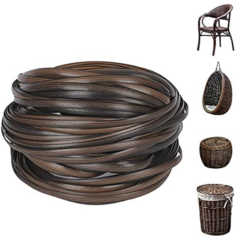 High Quality Bleached Brown Weaving Material Rattan Synthetic Wicker On Sell