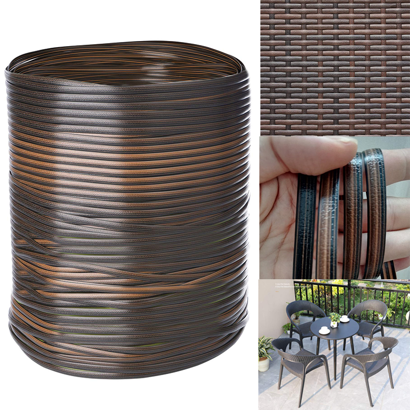 uv-resistant outdoor garden patio Wicker pvc rattan rcane raw weaving material for furniture