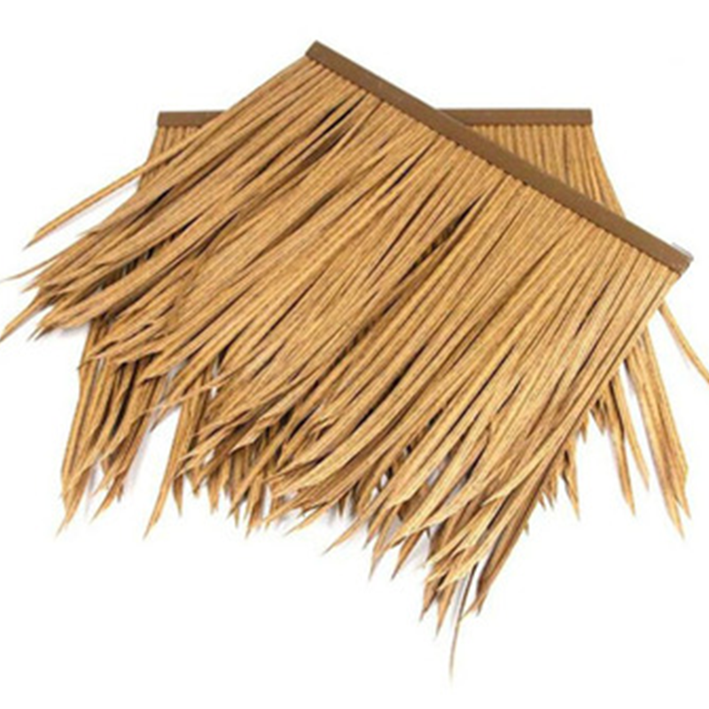 Free Tools Fireproof Anti-UV Gazebo Roof Water Reed Synthetic Thatch