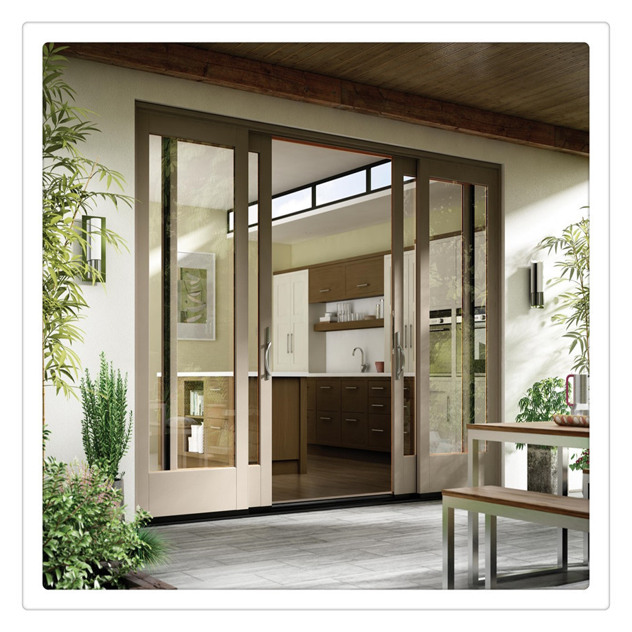 Prima New stylish China High Quality Supplier  Aluminum frame Trackless Retractable Screen anti Mosquito Sliding Door